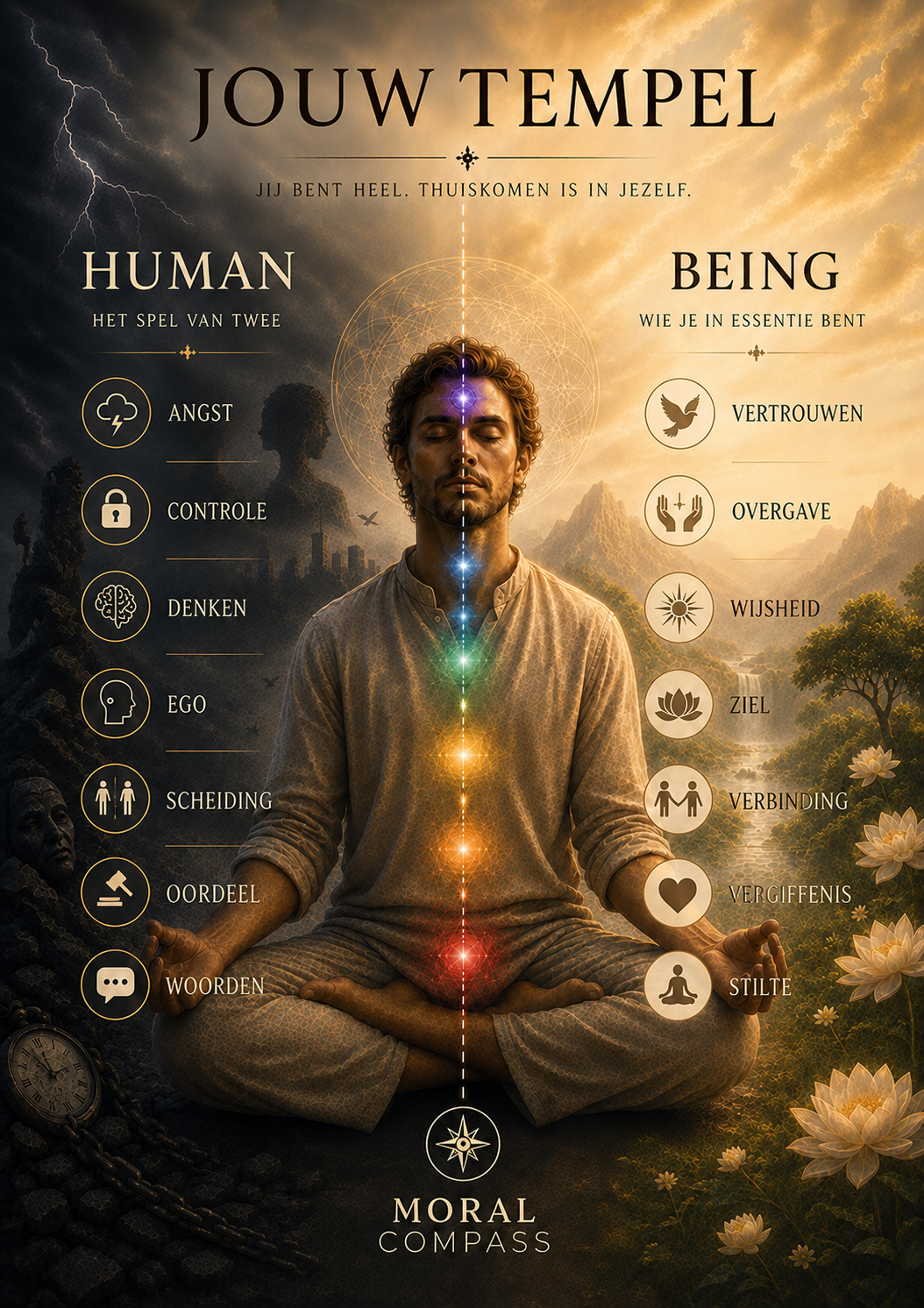 Jouw Tempel — Human en Being als twee werelden